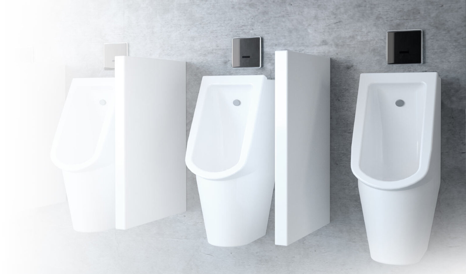 Urinal und WC Spülarmaturen Aquis Systems AG